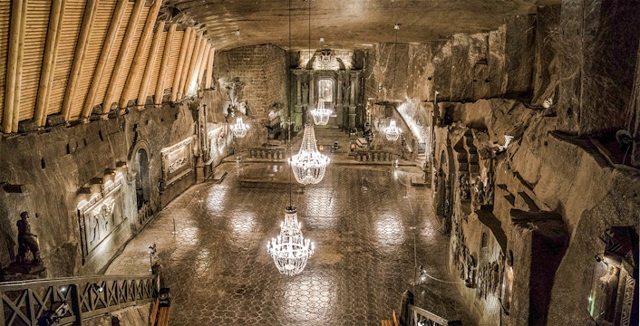 St. Kinga's Chapel in Wieliczka Salt Mine, Poland