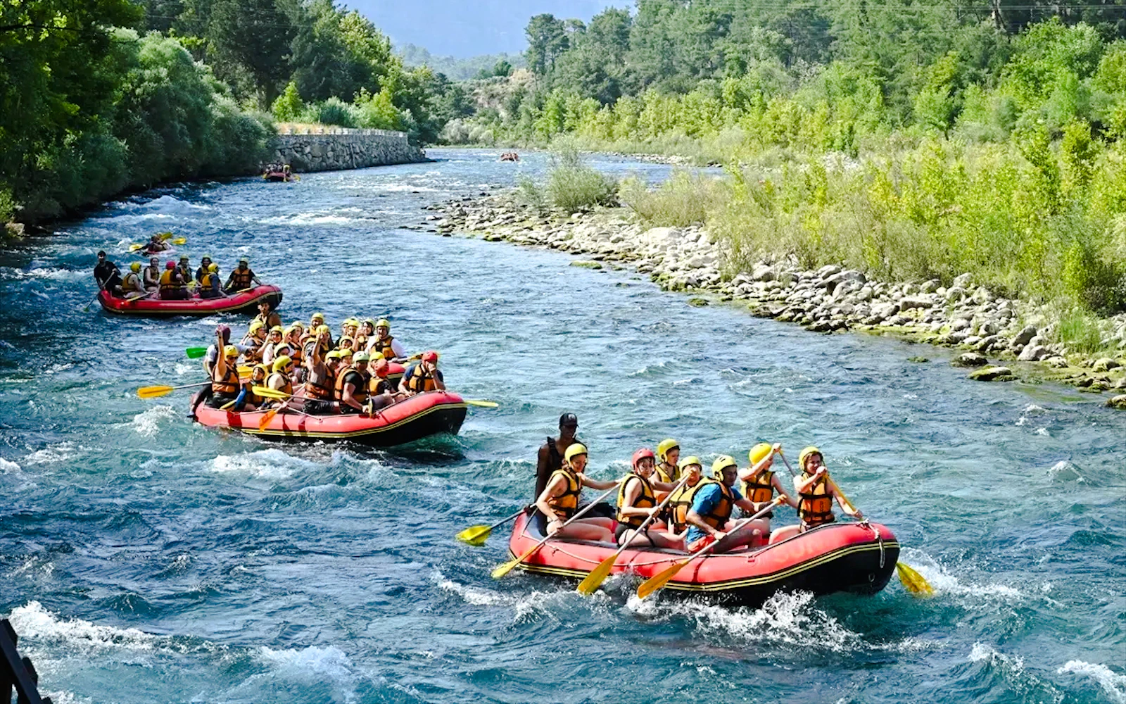 From Side: Köprülü Canyon Rafting with Zipline and Buggy Safari Combo Image 4