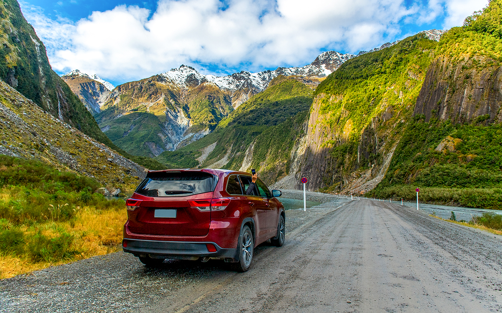 Franz Josef and Fox Glacier by Car