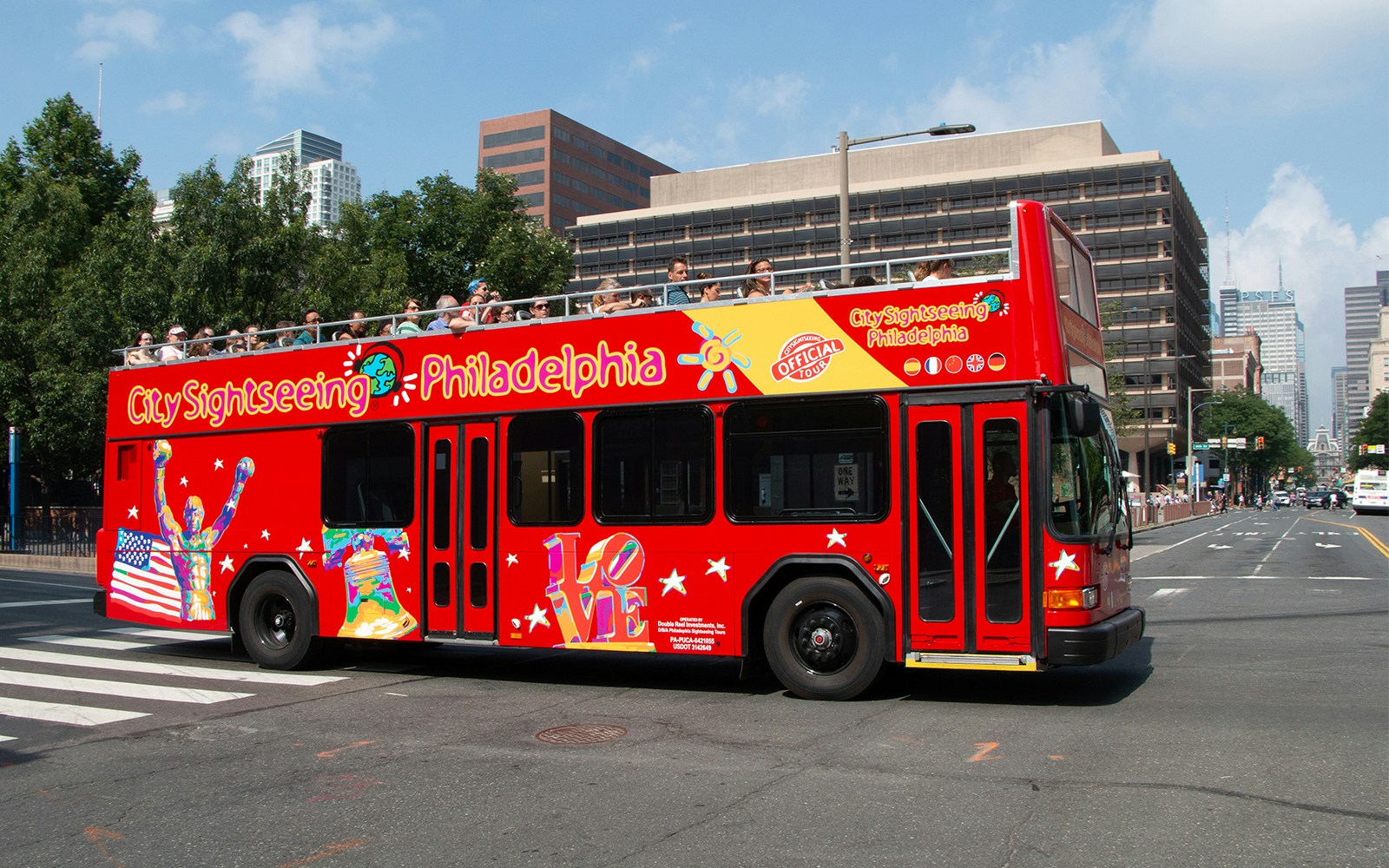 Un autobus Hop-on Hop-off a Philadelphia