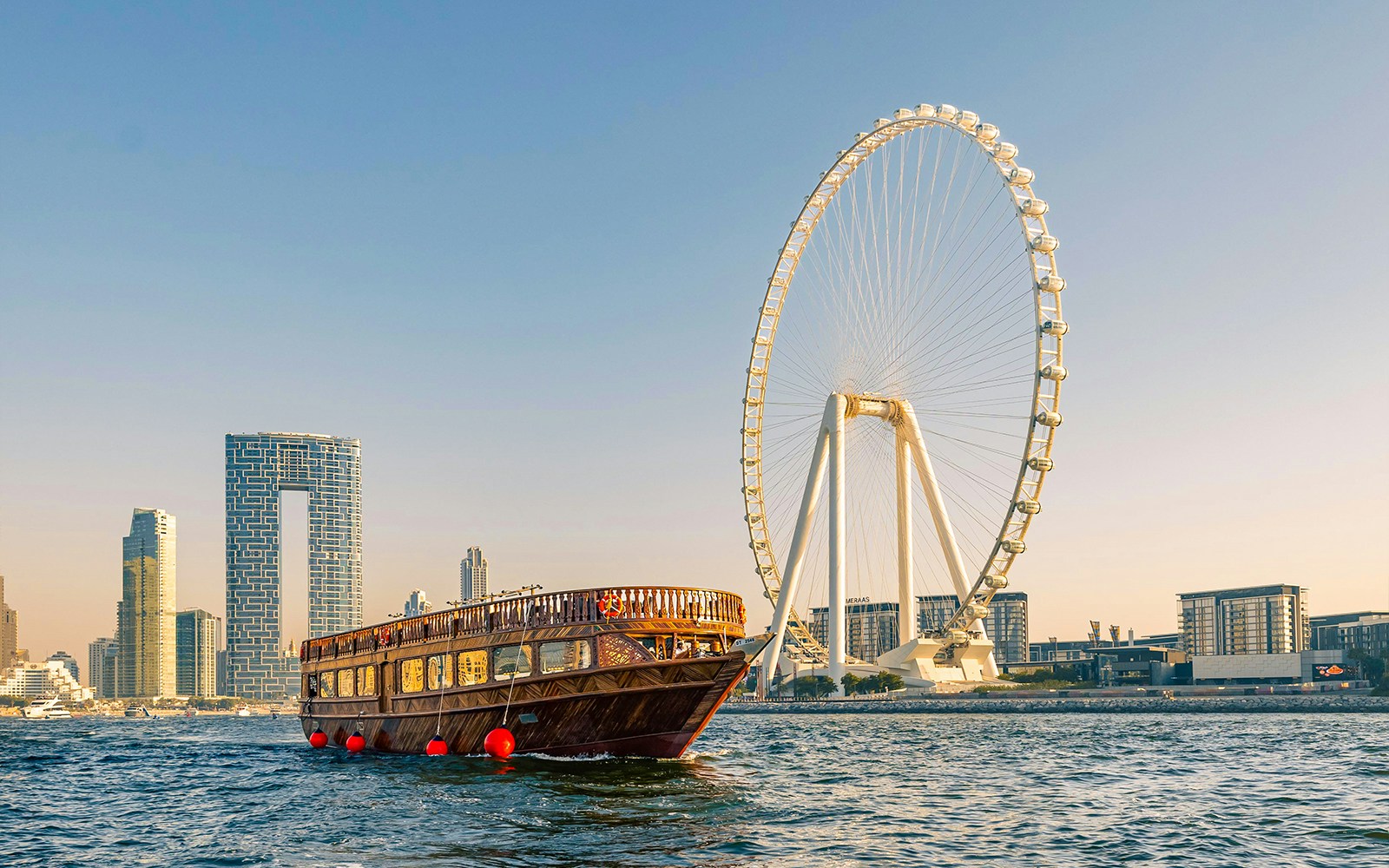 Alexandra Dhow Cruise with dinner and live entertainment departing from Dubai Marina.
