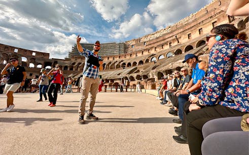 Visita al Coliseo, al Foro Romano y al Palatino con acceso especial a la arena