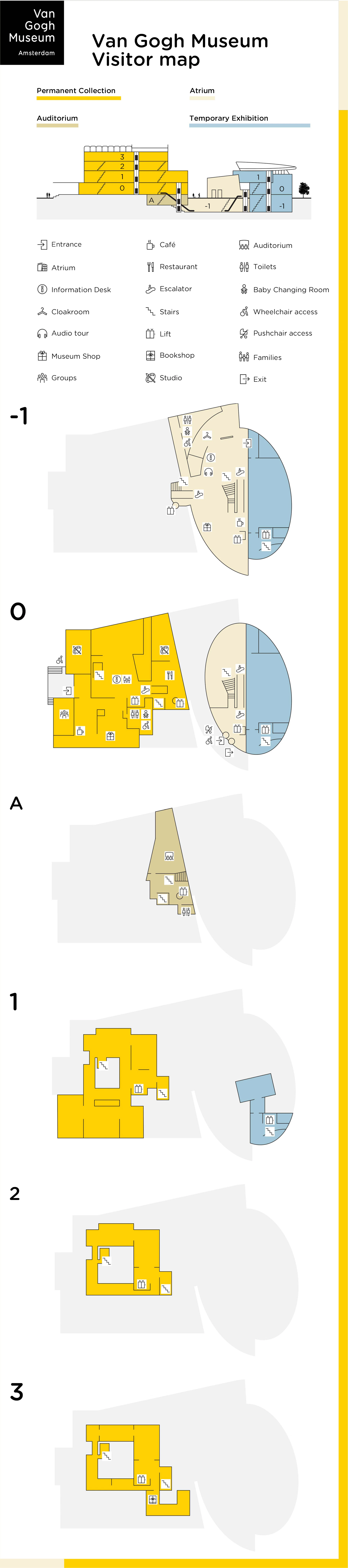van gogh musuem map