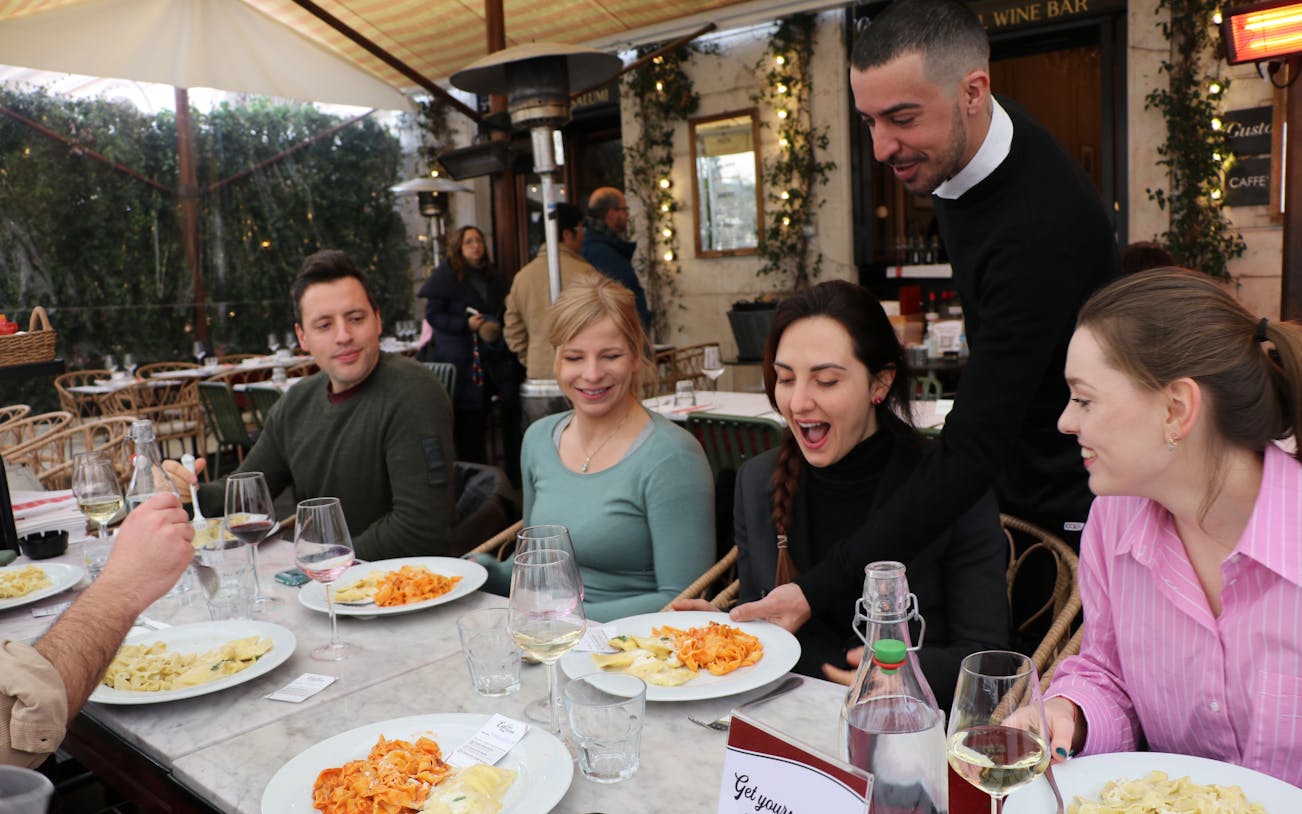 trastevere food tour in rome with local tastings and sit-down roman meal-5