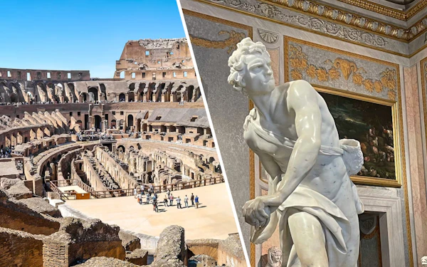 Combo: Colosseum + Borghese Gallery Tickets