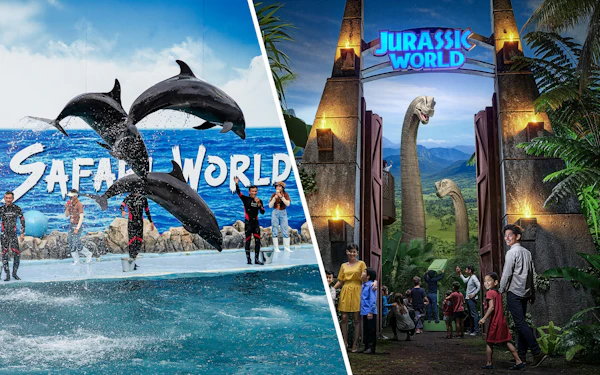 Combo: Safari World with Lunch + Jurassic World Tickets