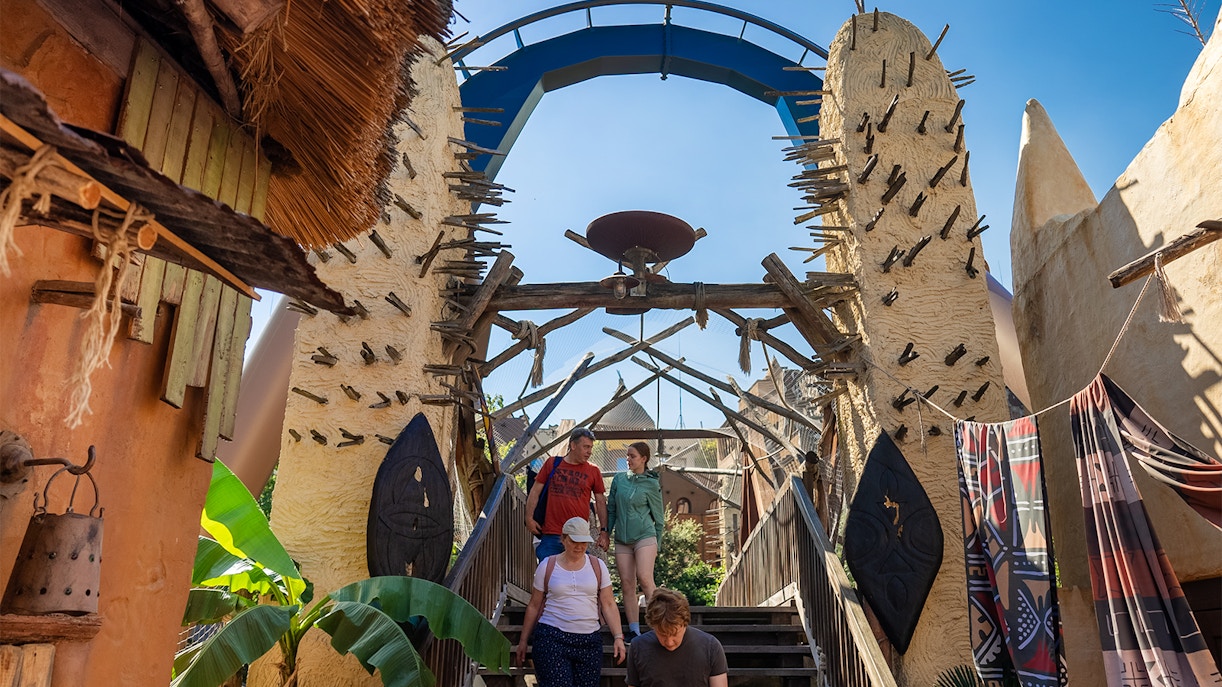 Deep in Africa Zone in Phantasialand