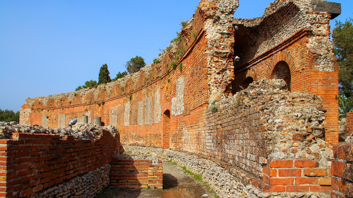 Taormina theater in Sicily, Italy