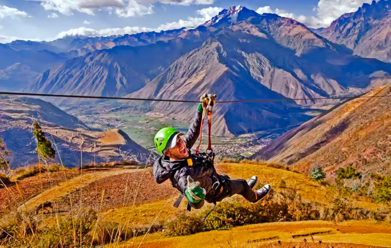 from cusco: sacred valley zipline adventure with 4 cables-1