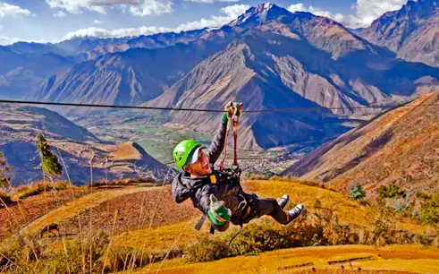 from cusco: sacred valley zipline adventure with 4 cables-1