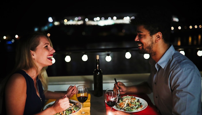 Valentine's Day in Singapore - rooftop restaurant