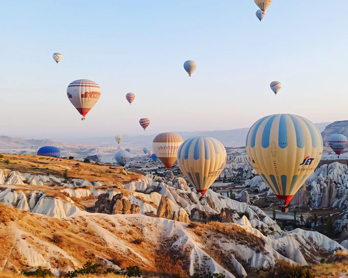 Cappadocia 1 of 3 Valleys Sunrise Hot Air Balloon Tour with Breakfast & Transfers