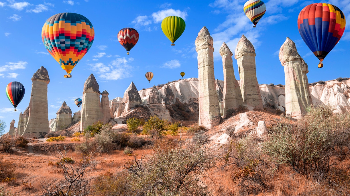 Why go on a hot air balloon tour over Fairy Chimneys?
