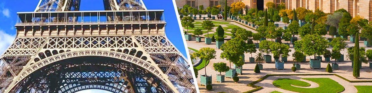 Tour guidato in cima alla torre Eiffel con biglietti per l'accesso completo alla reggia di Versailles