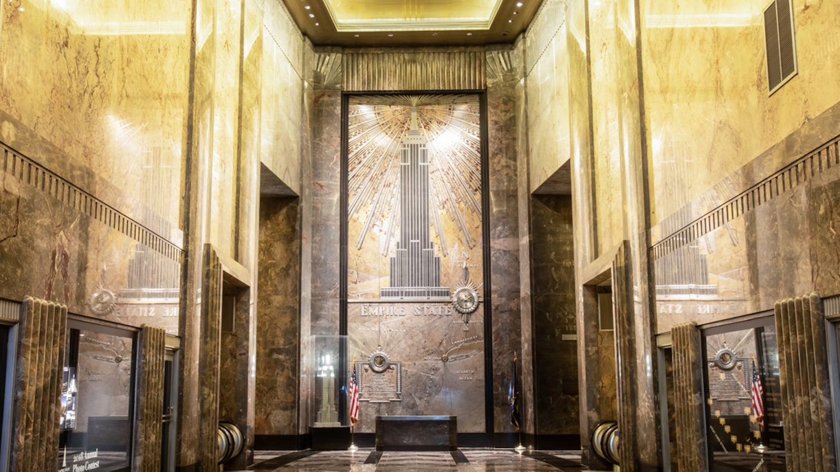 Empire State Building Art Deco Lobby