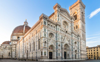 Florence Cathedral with Giotto's Campanile on Heart of Florence Walking Tour.
