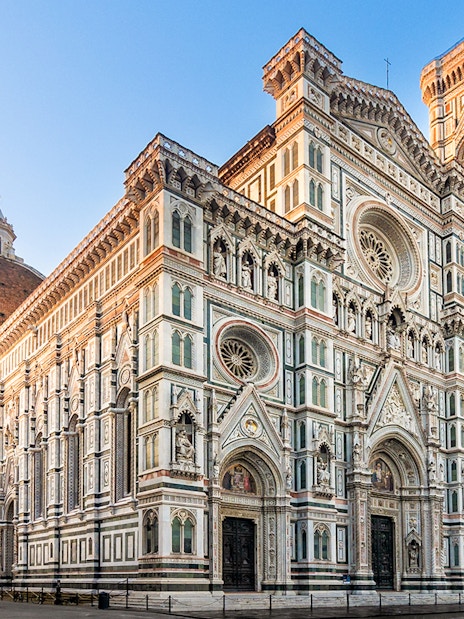 Florence Cathedral with Giotto's Campanile on Heart of Florence Walking Tour.