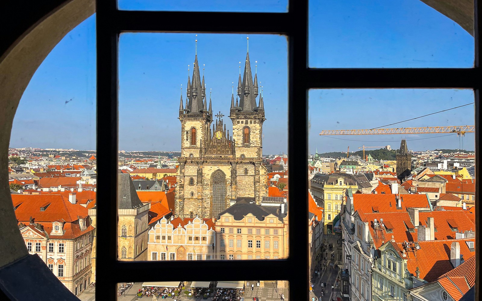 Prague Astronomical Clock Tower viewpoint