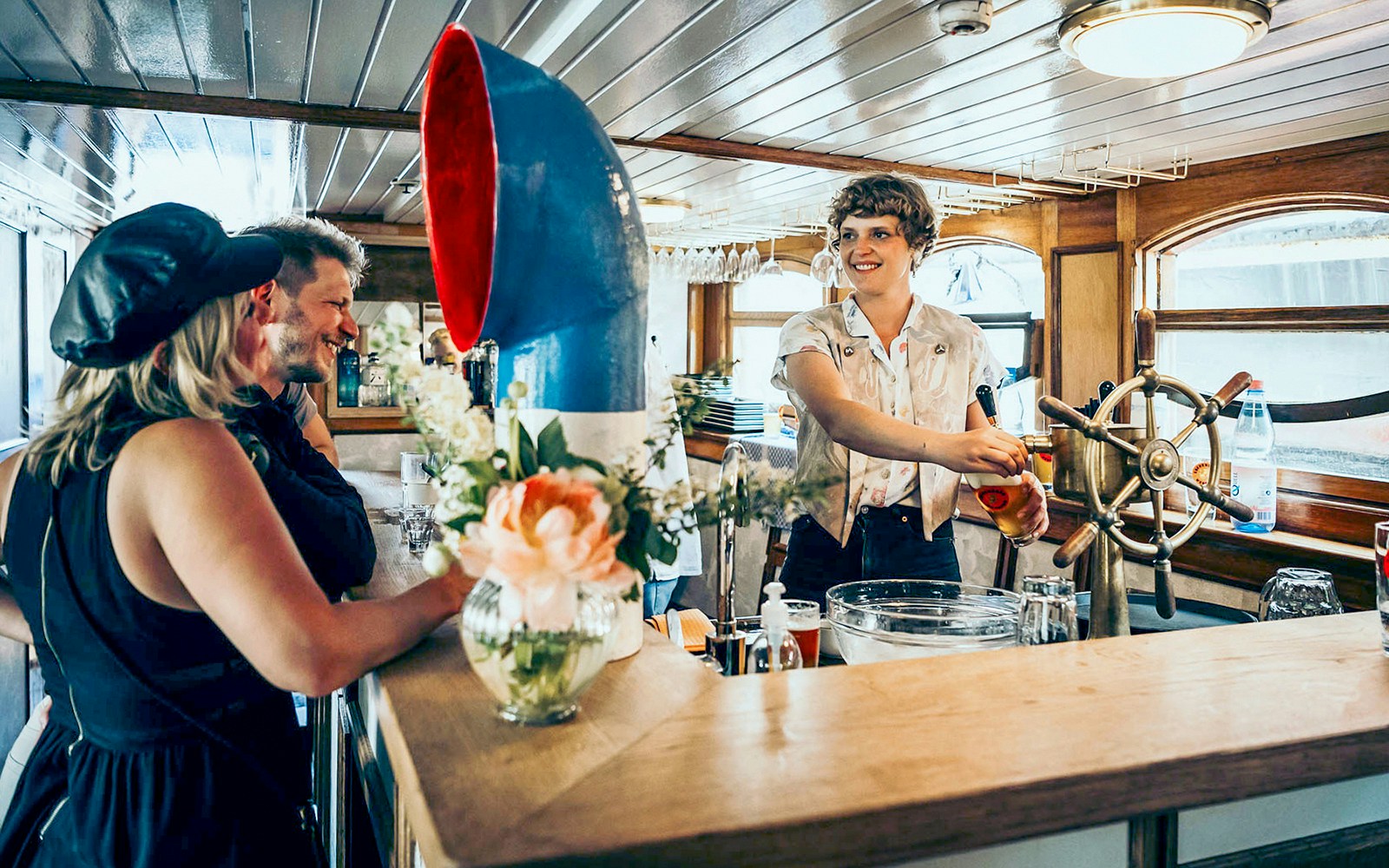  Passengers engaging in onboard activities