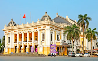 Hanoi Opera House, French colonial architecture, Hanoi, Vietnam.