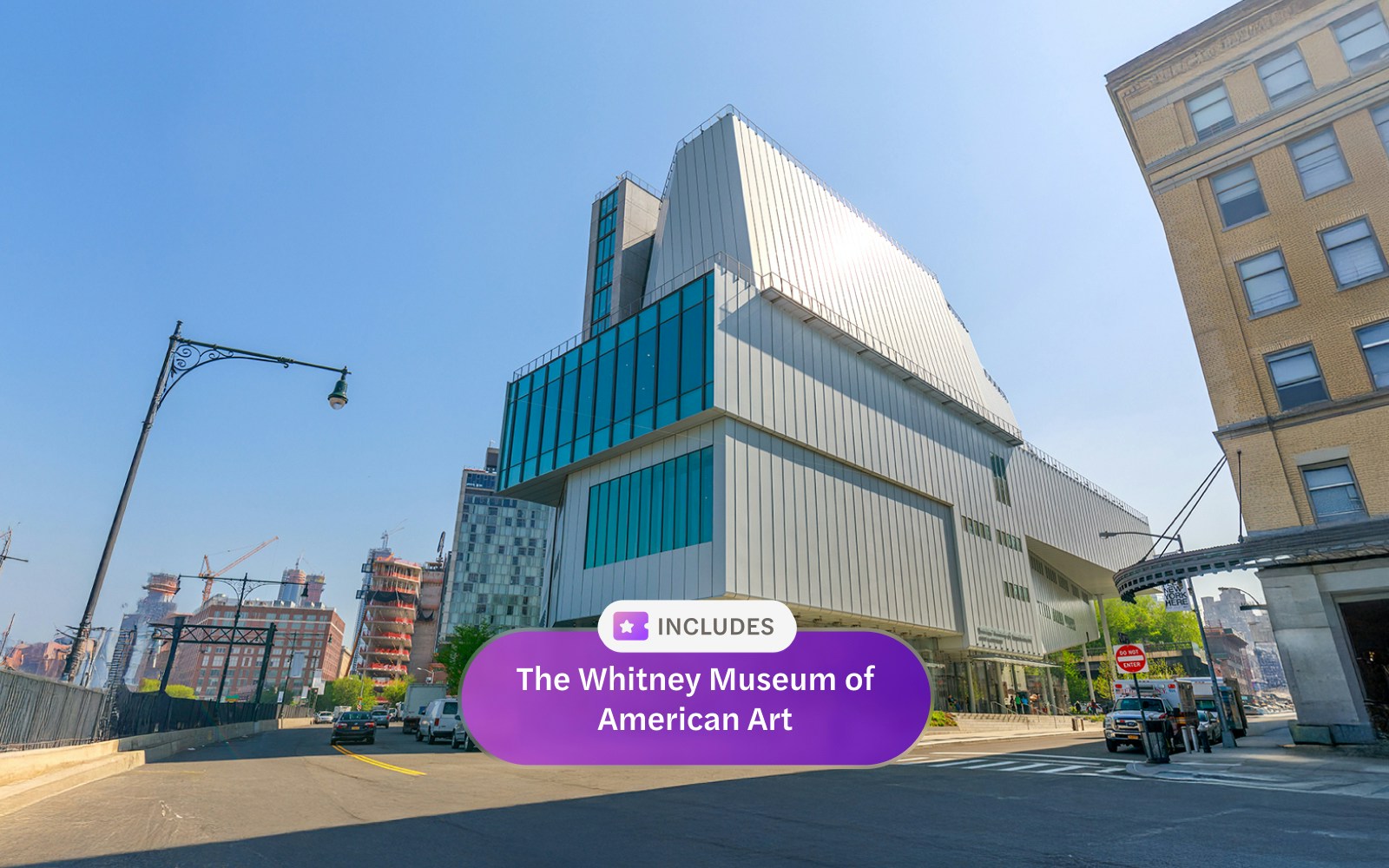 Whitney Museum exterior in New York City, part of Go City New York Explorer Pass.