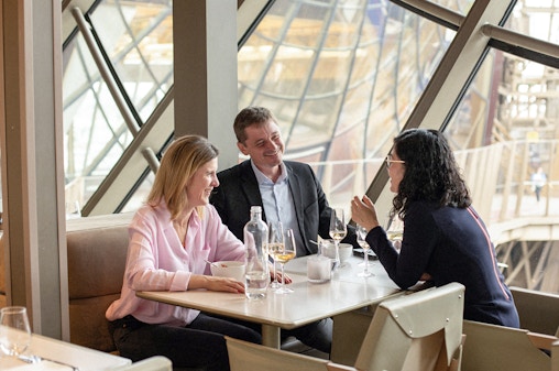 Lunch at Eiffel Tower's Madame Brasserie