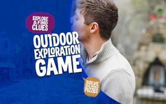 Outdoor exploration game poster for Hidden Love Songs in Cotroceni, Bucharest.