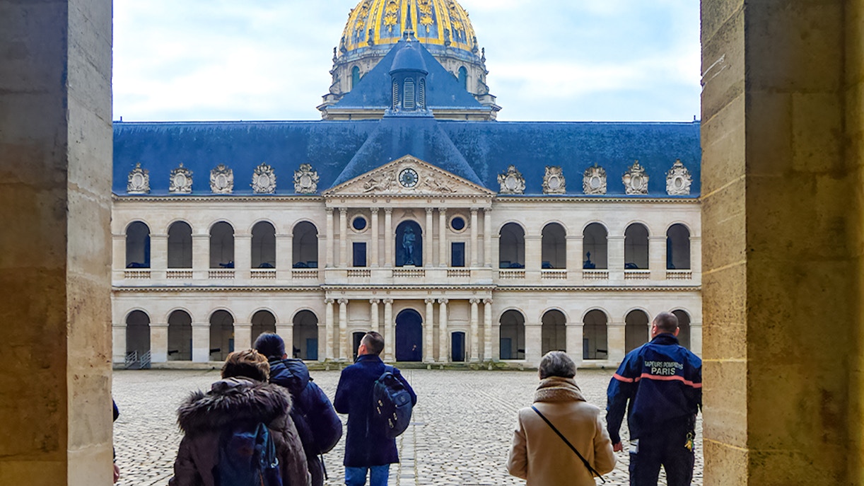 entrance to Les Invalides