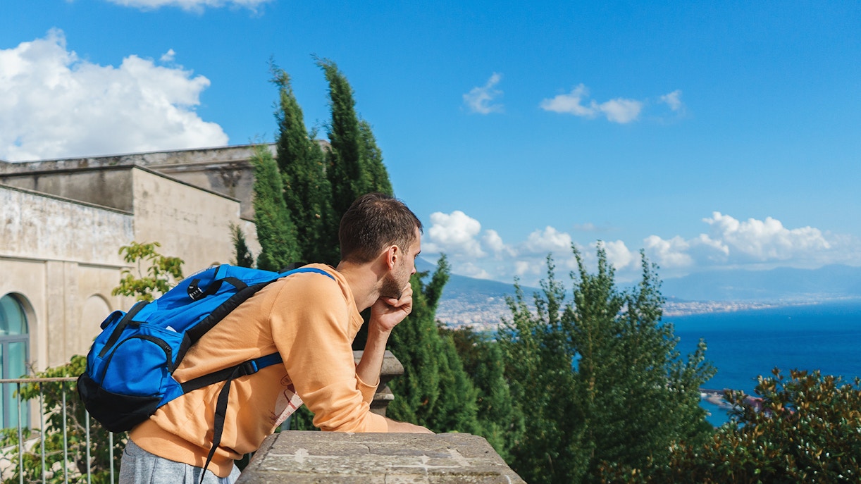 Visitor Enjoying the View