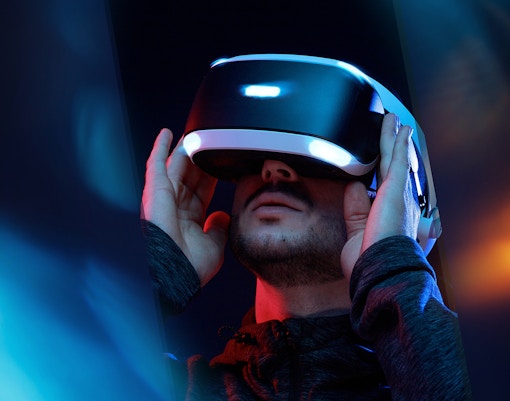 Visitors enjoying The Wild Immersion VR Experience at Habitat Penang Hill, Malaysia, simulating a thrilling space mission