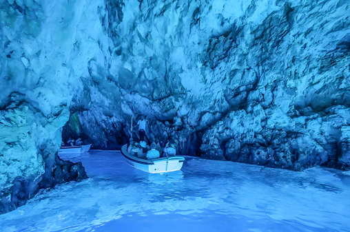 From Split: Blue Cave, Mamma Mia, Hvar and 5 Island Boat Tour