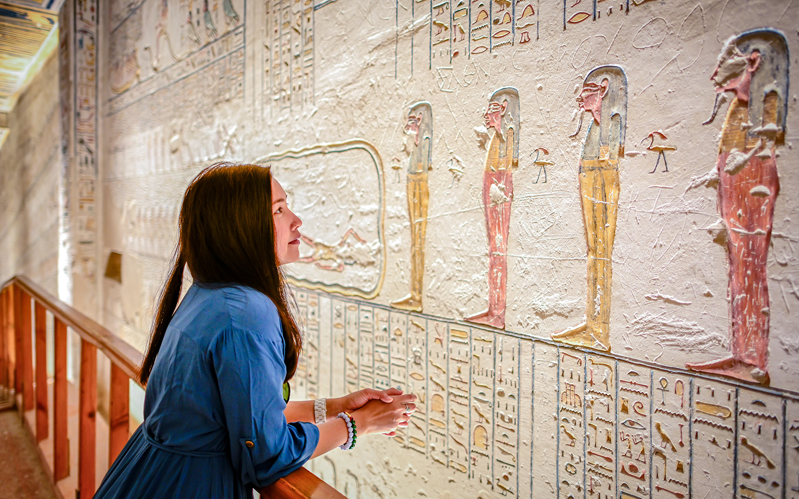 Tour de um dia inteiro guiado pelo Vale dos Reis com traslados de Hurghada e almoço