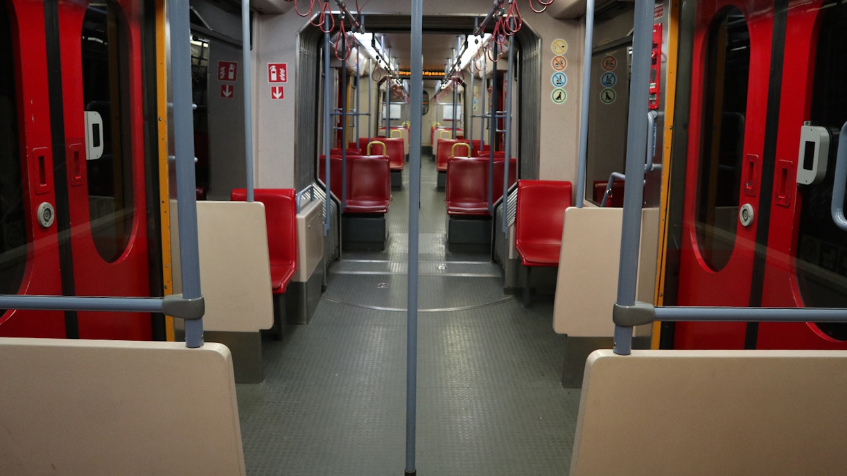 Vienna Ferris Wheel by Public Transportation