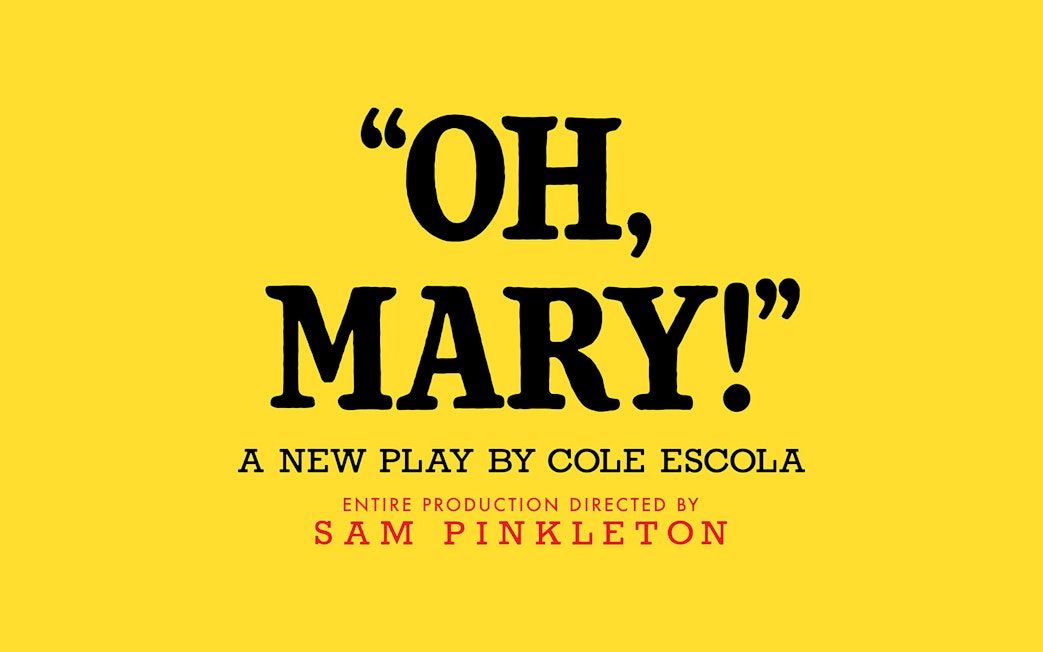 Oh, Mary!" Broadway show poster with play details.