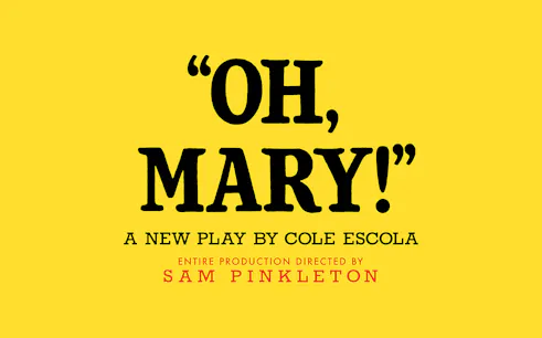 Oh, Mary!" Broadway show poster with play details.