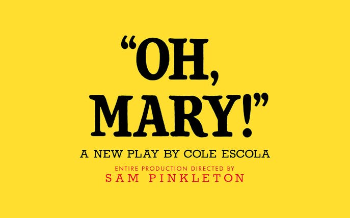 Oh, Mary!" Broadway show poster with play details.