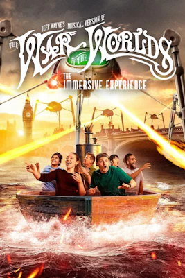 Jeff Wayne’s The War of The Worlds: The Immersive Experience, London, featuring alien invasion scene.