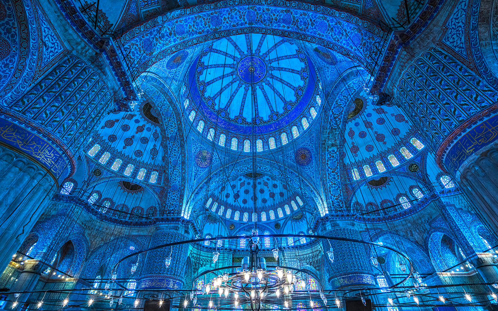 Photographie de la Mosquée bleue à Istanbul