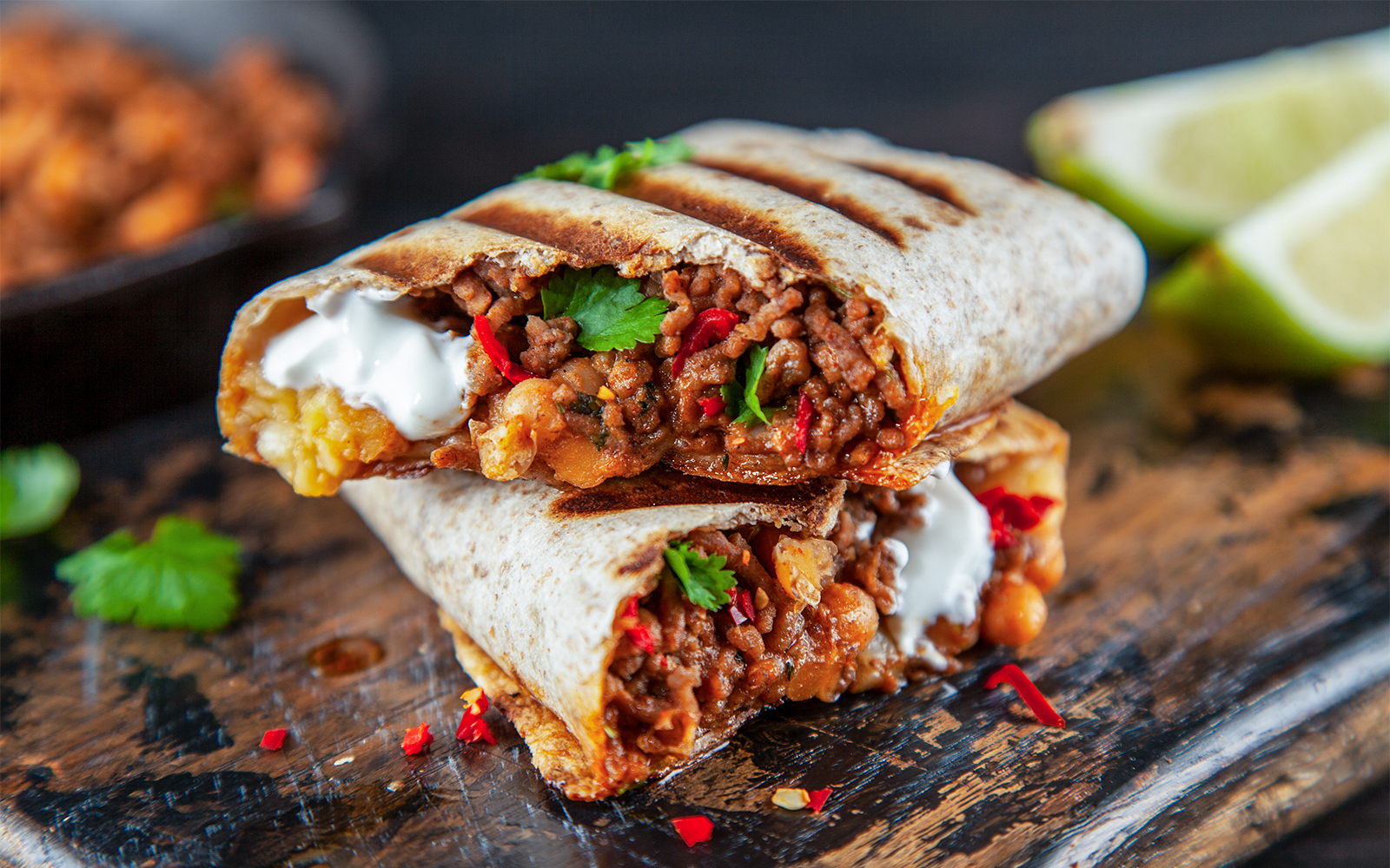 PortAventura Hotels dining area with guests enjoying burritos, Costa Dorada, Spain.