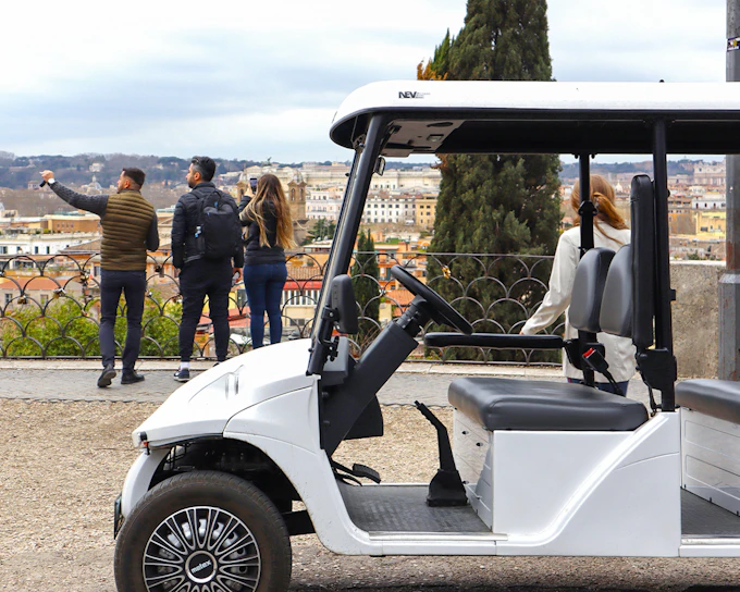 Eternal City Highlights Golf Cart Tour with Gelato - 3 hr