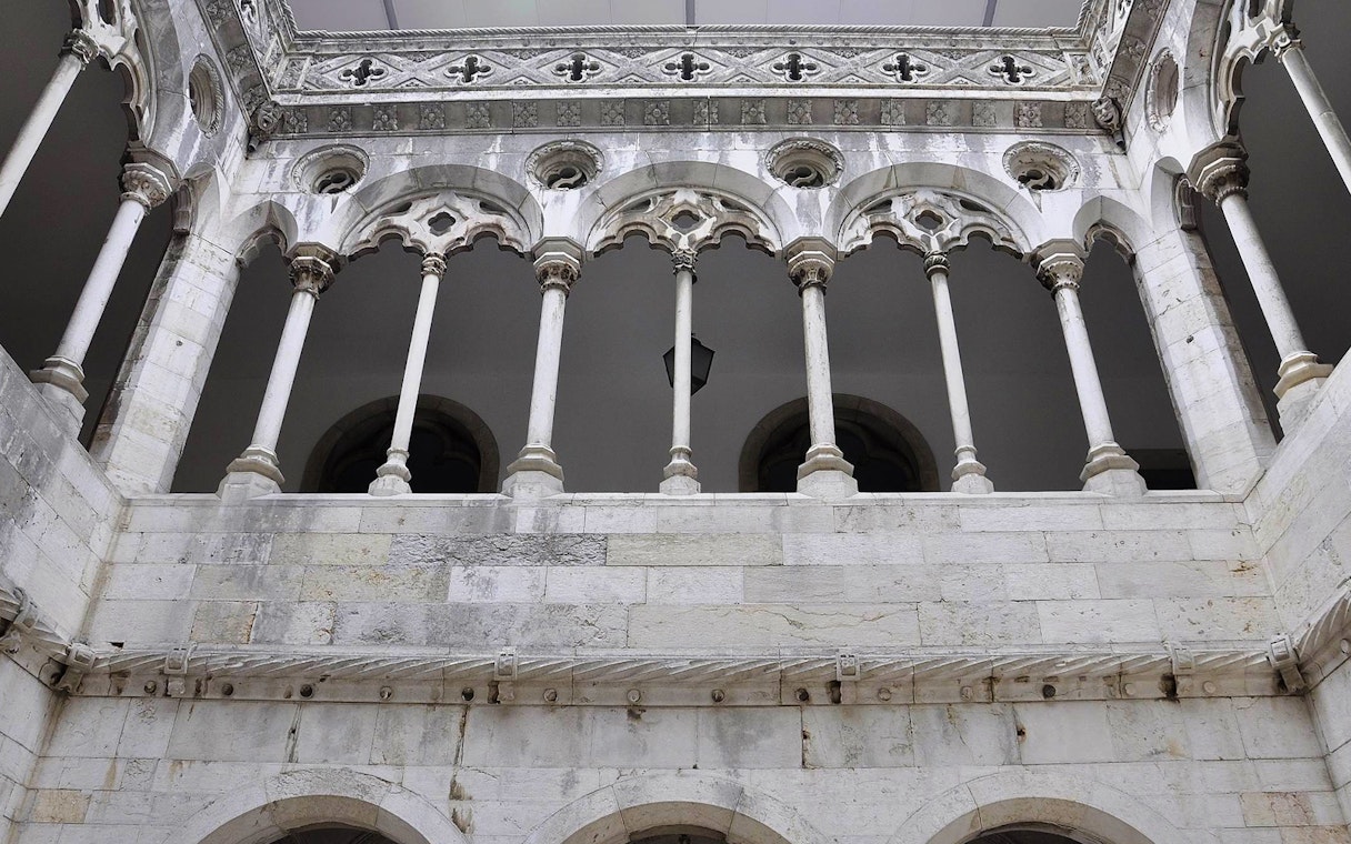 National Tile Museum Lisbon interior arches and columns.