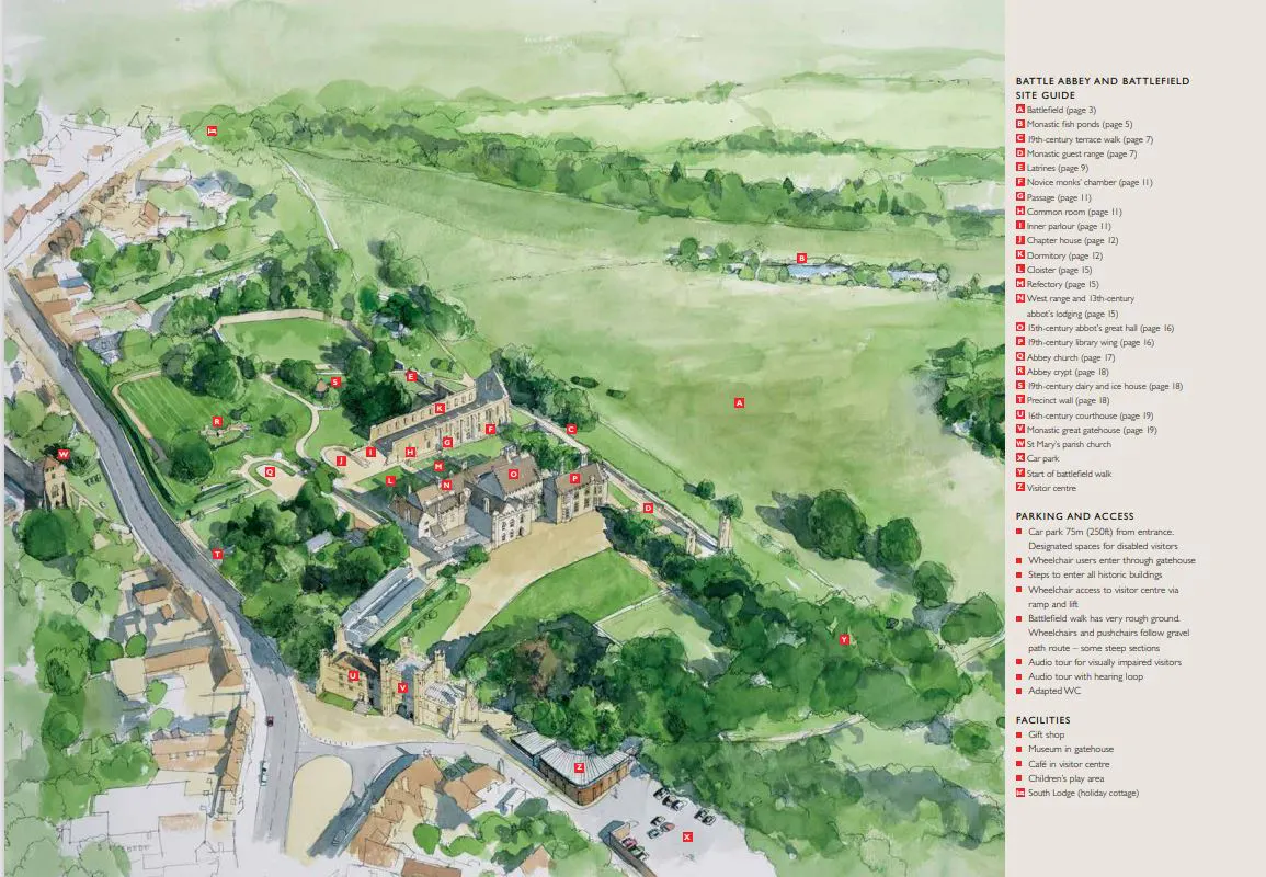 battle abbey map