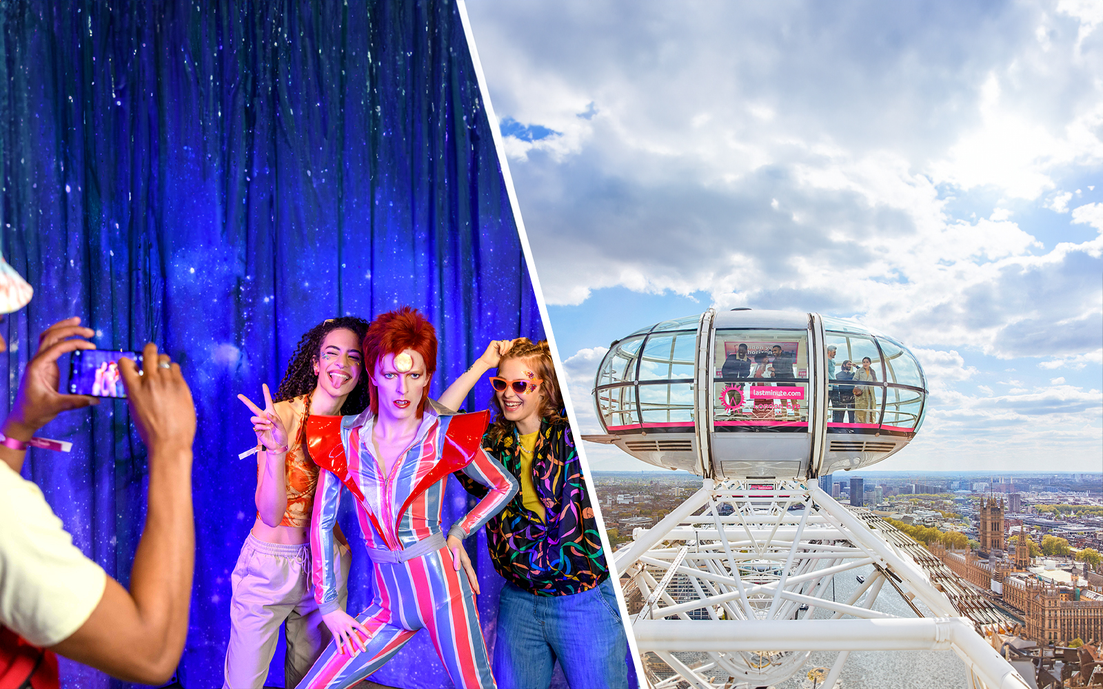 Combo (Save 10%): Madame Tussauds + London Eye Tickets