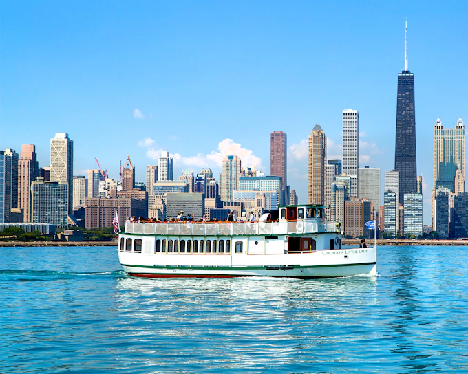 Chicago River & Lake Sightseeing Cruise by First Lady