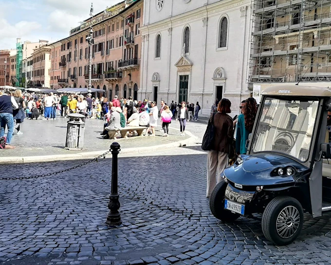 Rome: Night Tour by Golf Cart