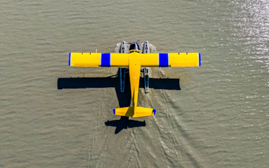 Seaplane on water during Norris Adventure tour.