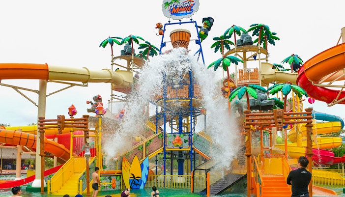 Waterslide at Splash Mania, Gamuda Cove