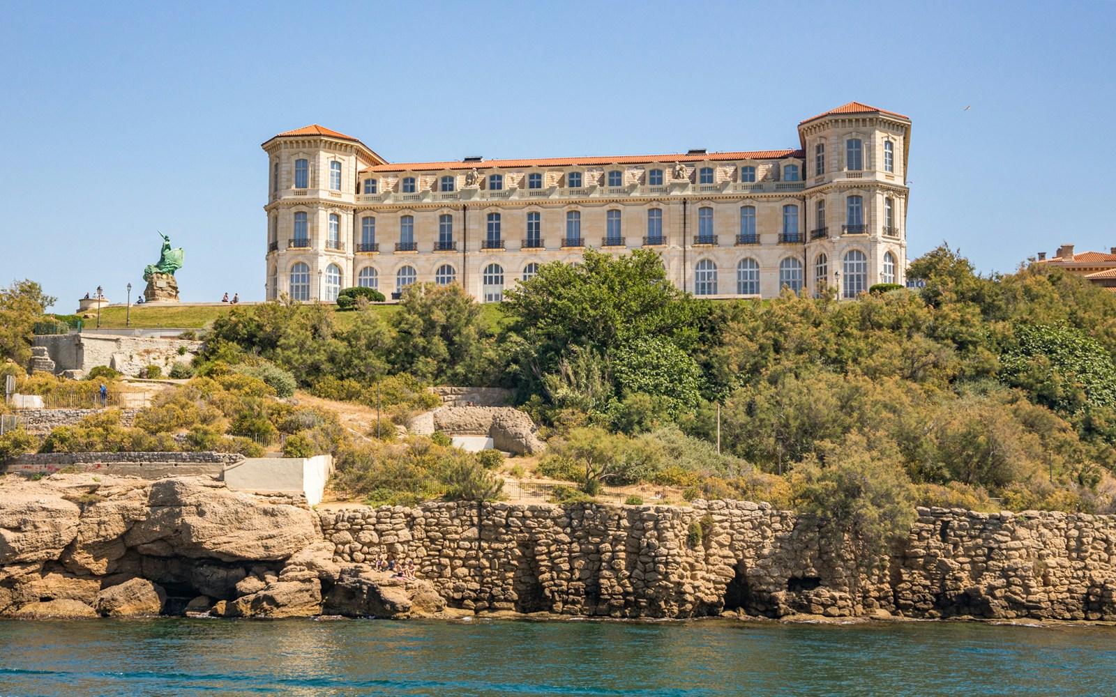 Palais du Pharo, a palace in Marseille, France,