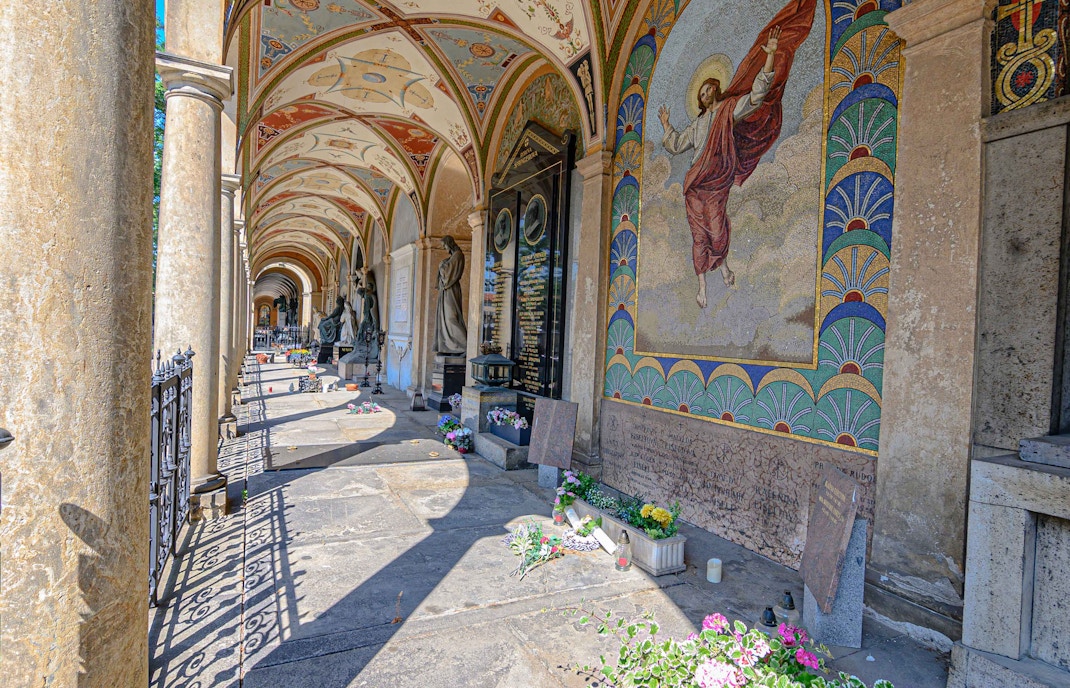 tombeau de Míla Mellanová à Vyšehrad
