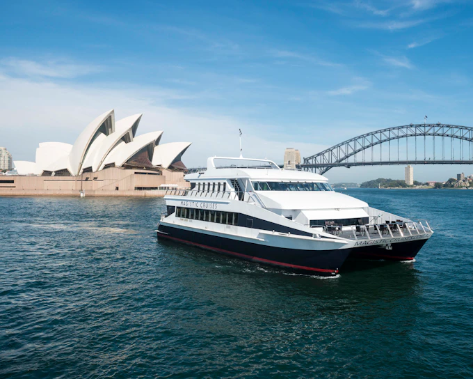 Luxury Catamaran Sightseeing Buffet Lunch Cruise - 1pm (Product 44483)